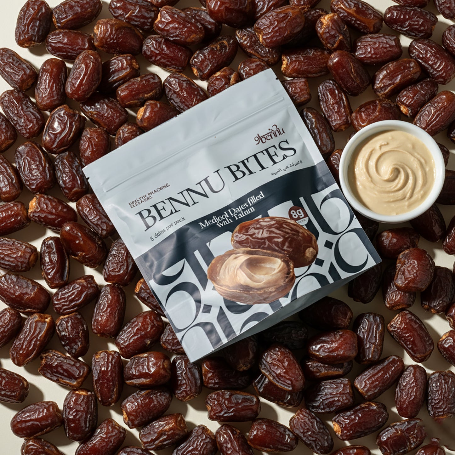 Tahini Filled Dates-Bennu Bites