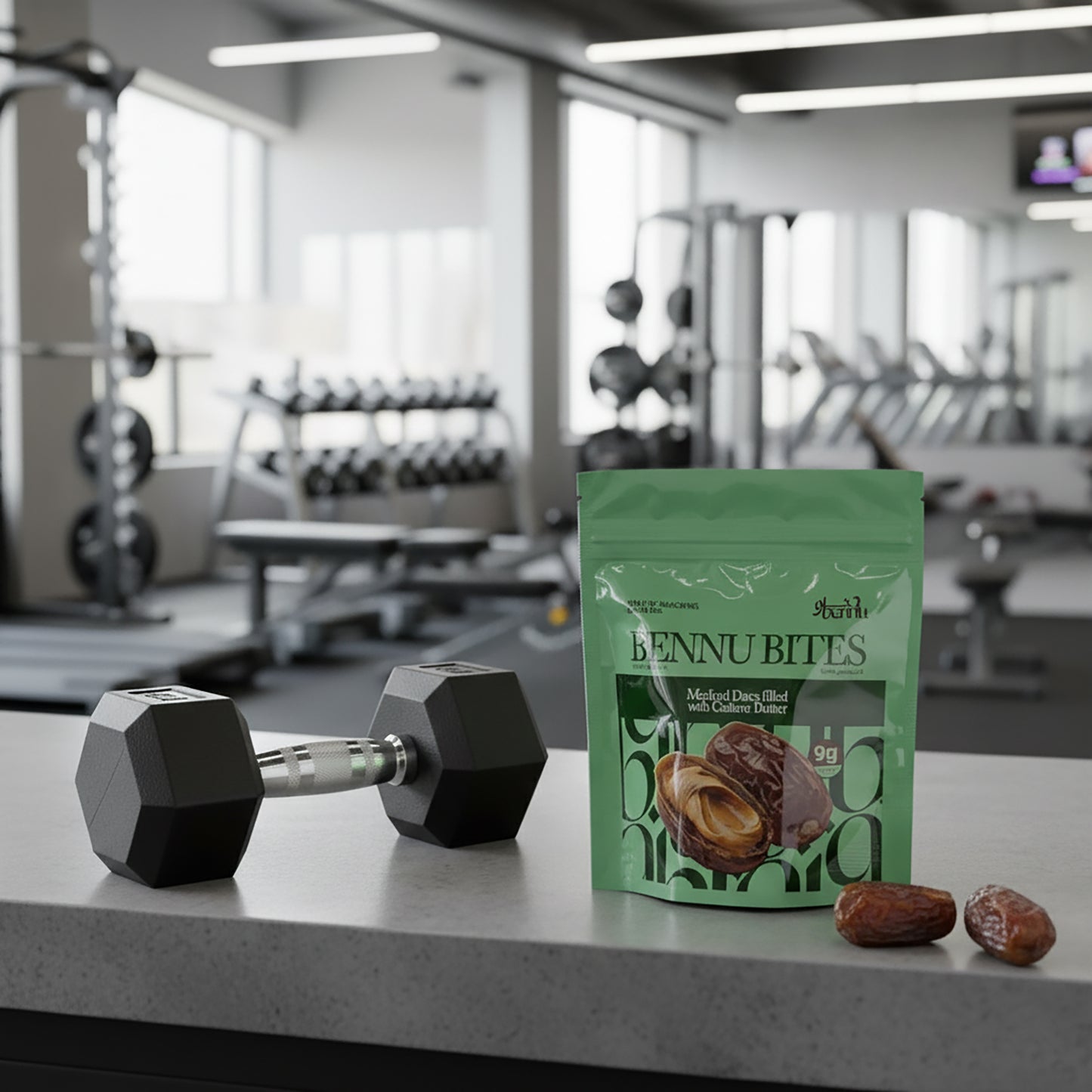 Cashew Butter Filled Dates-Bennu Bites